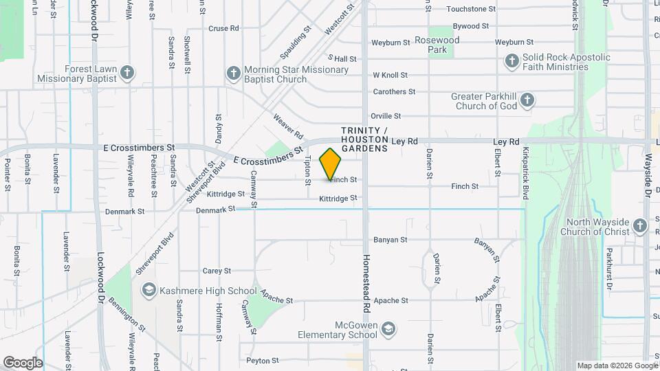 6926 Finch St Map and Location Details