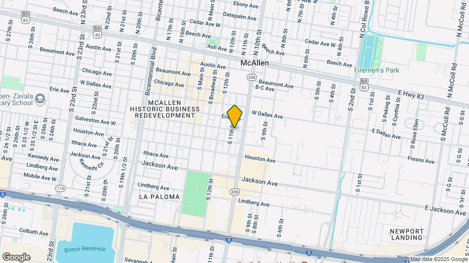 1015 Fresno Ave Map and Location Details