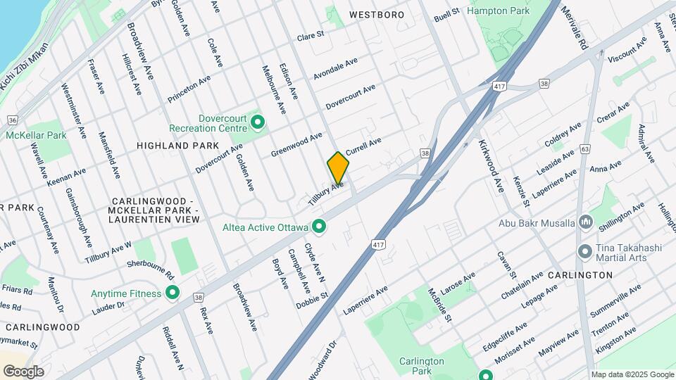352 Tillbury Ave Map and Location Details