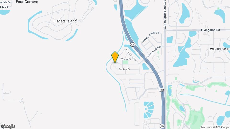 8105 Santee Dr Map and Location Details