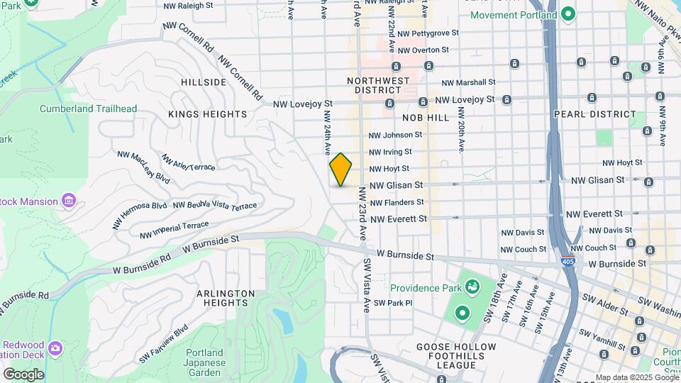 2360 NW Glisan St Map and Location Details