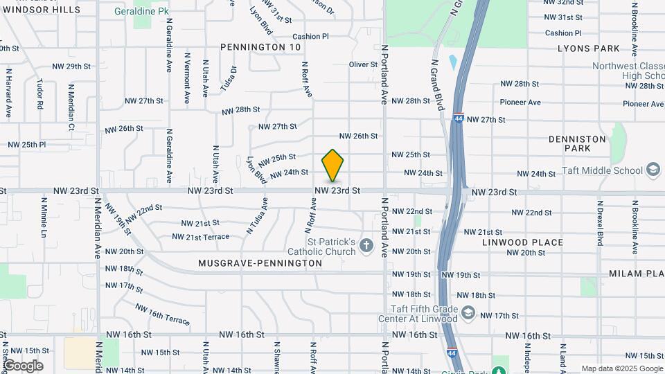 3821 NW 23rd St Map and Location Details