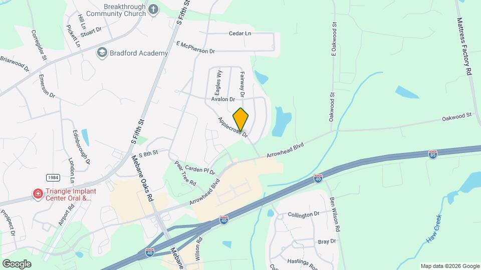 602 Applecross Dr Map and Location Details