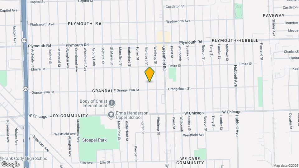 9936 Montrose St Map and Location Details