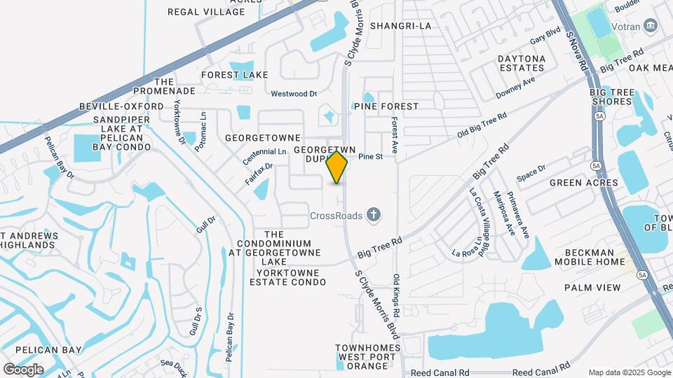 1826 S Clyde Morris Blvd Mapa y Detalles de la Ubicación