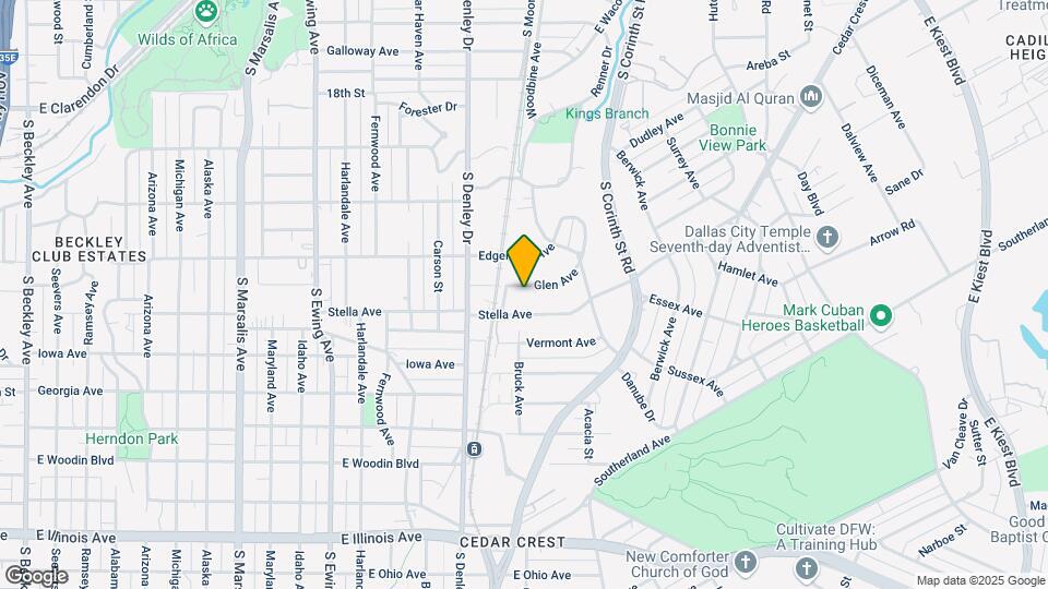 1418 Glen Ave Map and Location Details