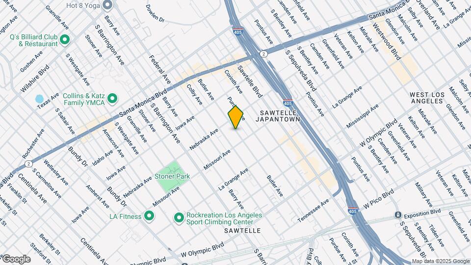 1827 Butler Ave, Unit 7 Map and Location Details