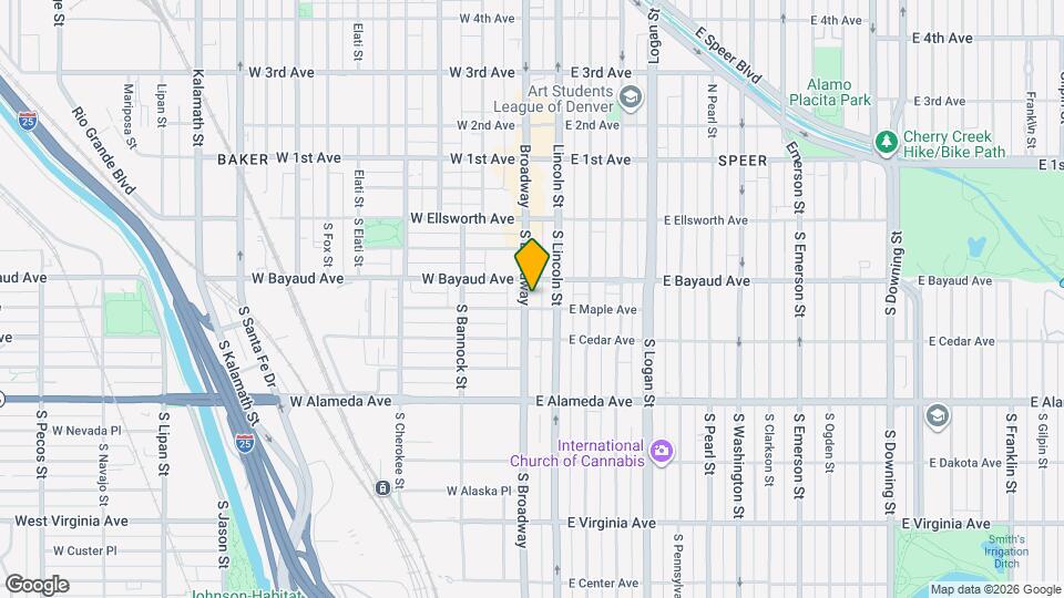 126 S Broadway Map and Location Details