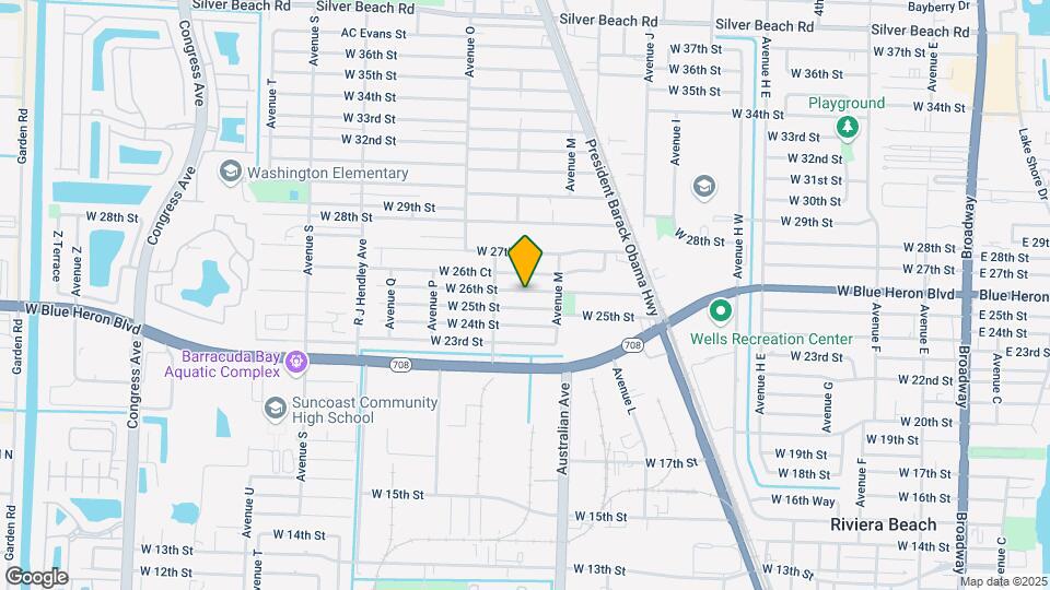 1131 W 26th St Map and Location Details