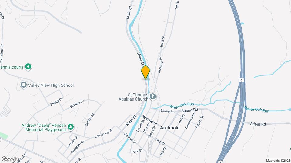 552 N Main St Map and Location Details