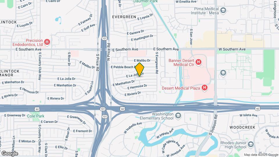 2452 E Manhatton Dr Map and Location Details