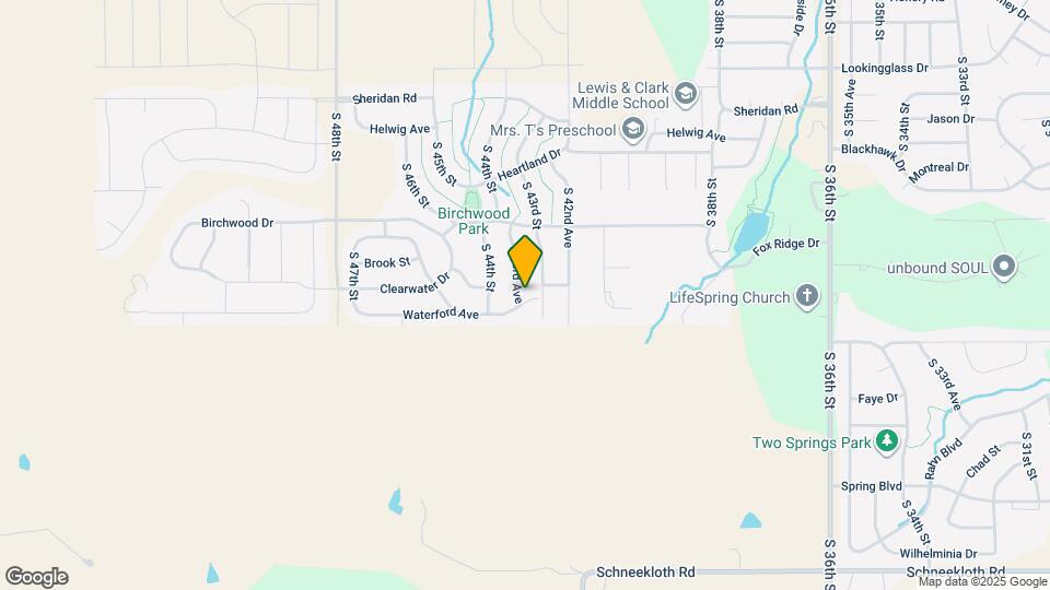 13811 S 43rd Ave Map and Location Details