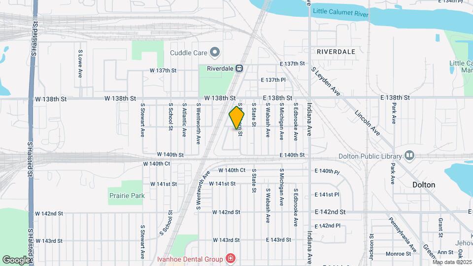 13910 S Dearborn St Map and Location Details