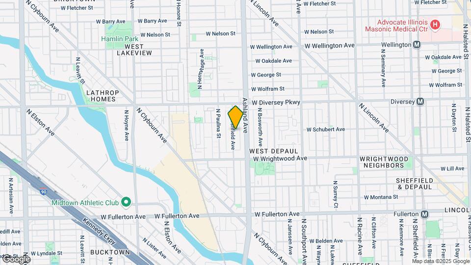2661 N Marshfield Ave, Unit M01B Map and Location Details