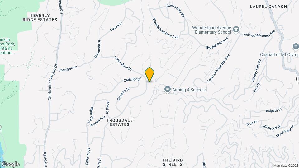 1860 Loma Vista Dr Map and Location Details