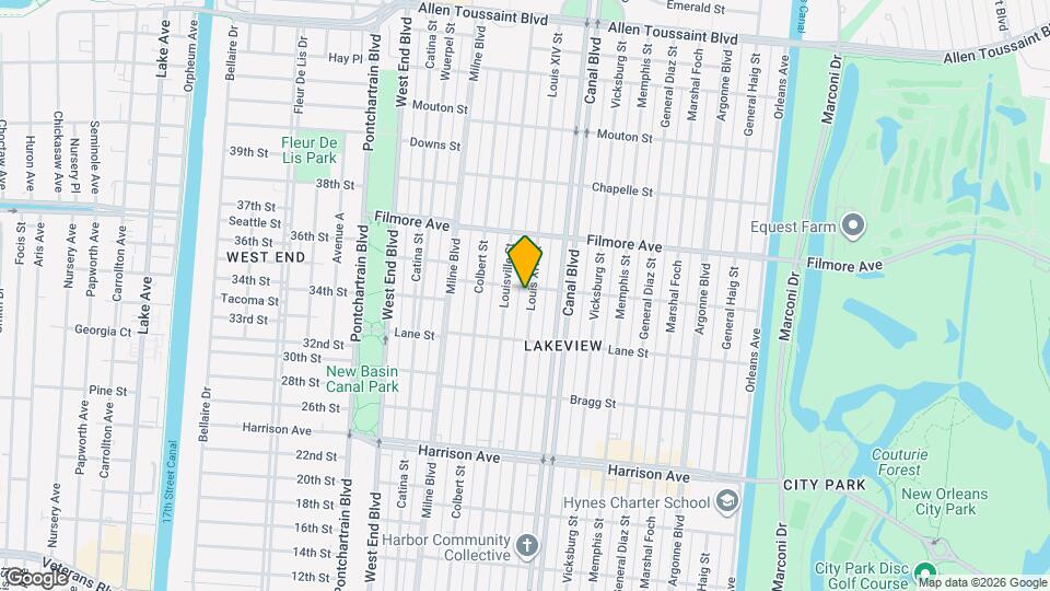 6570 Louis Xiv St Mapa y Detalles de la Ubicación