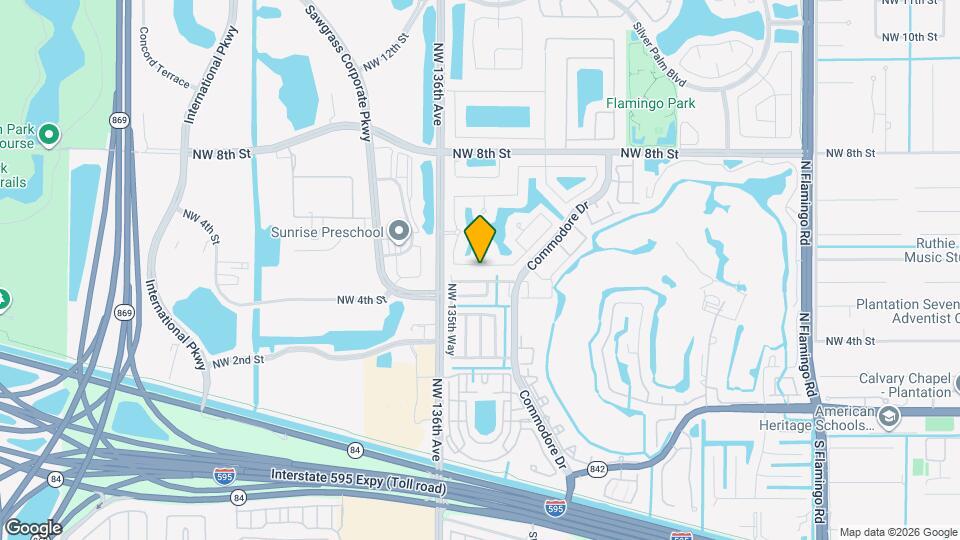 13528 NW 5th Ct Map and Location Details