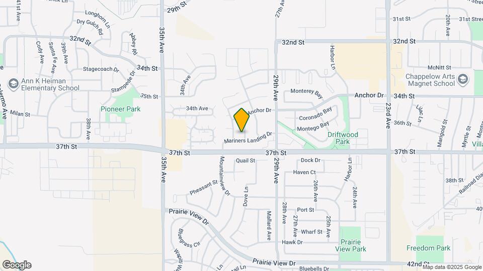 3609 Watermans Landing Dr Mapa y Detalles de la Ubicación