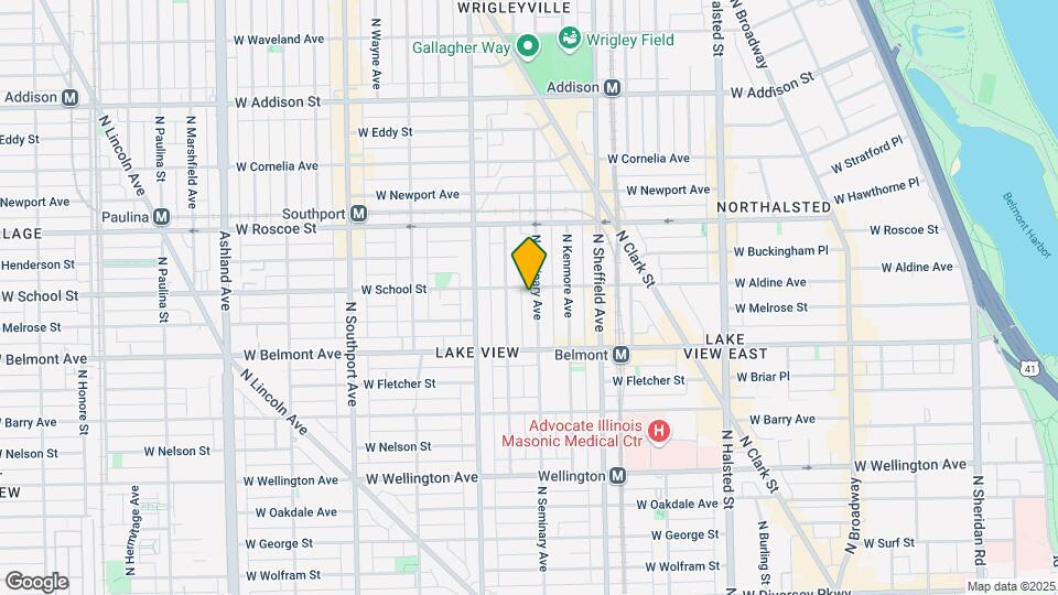3250 N Seminary Ave Mapa y Detalles de la Ubicación