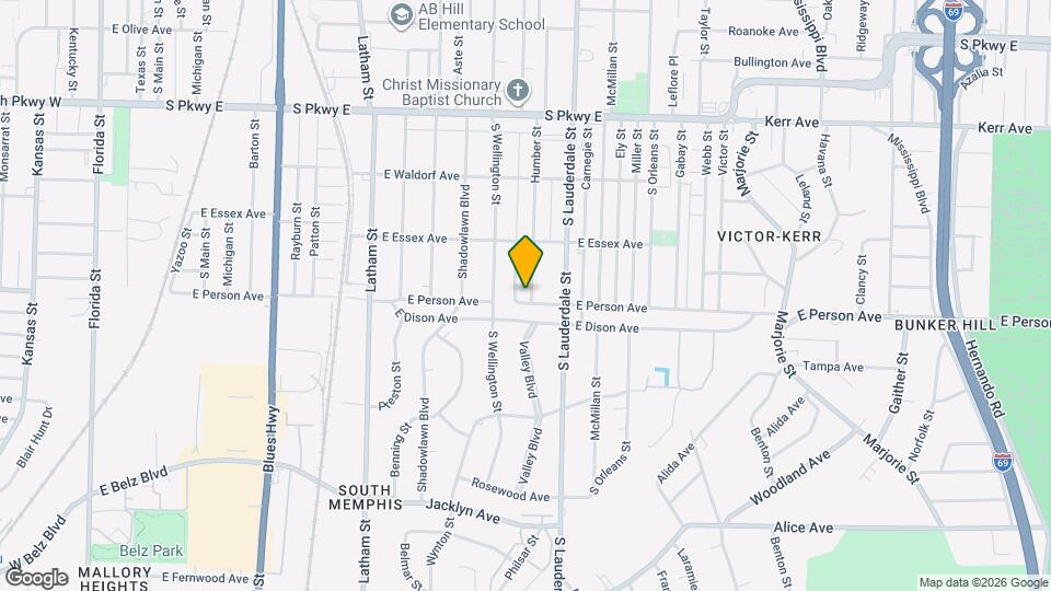 1663 Humber St Map and Location Details