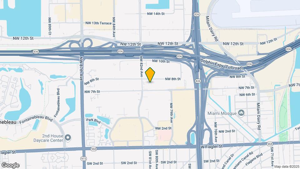 8185 NW 7th St, Unit 410 Map and Location Details