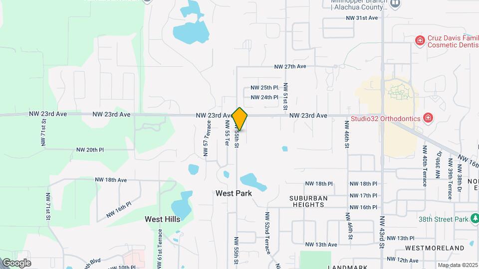 2121 NW 55th St Map and Location Details