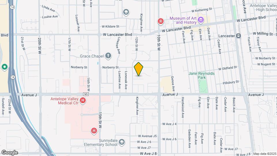 1125 W Ovington St Map and Location Details