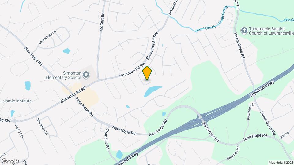 285 Simonton Crest Dr SE Map and Location Details