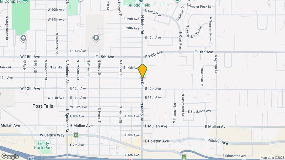 1288 N Pyroclast St Map and Location Details