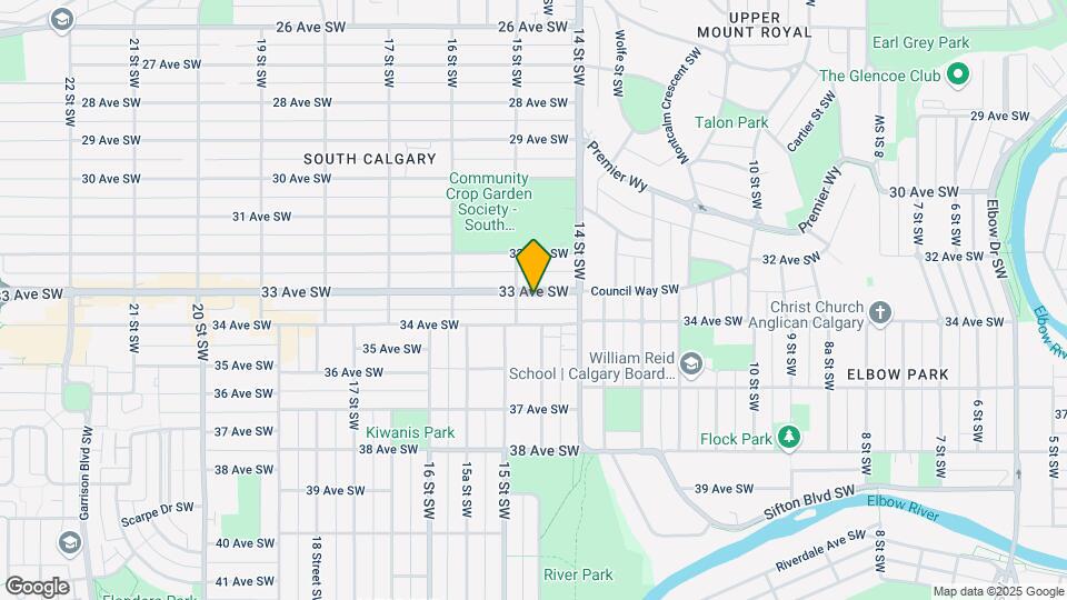 1531 33 Av SW Map and Location Details