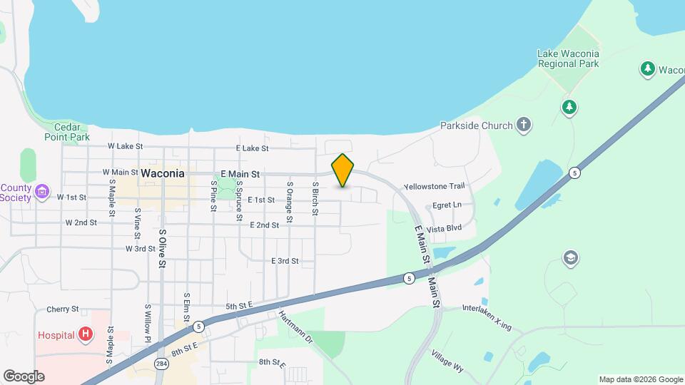 600 E 1st St Map and Location Details