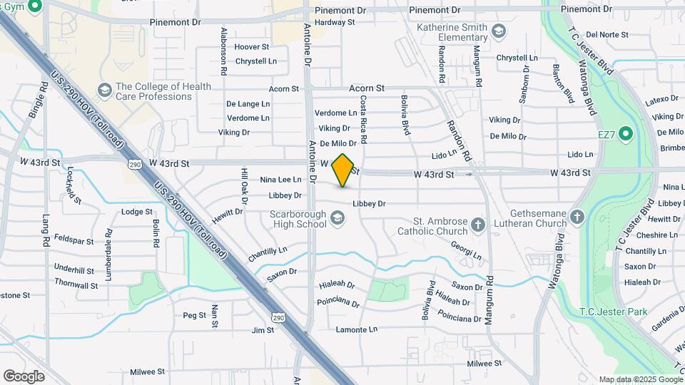 5317 Nina Lee Ln Map and Location Details