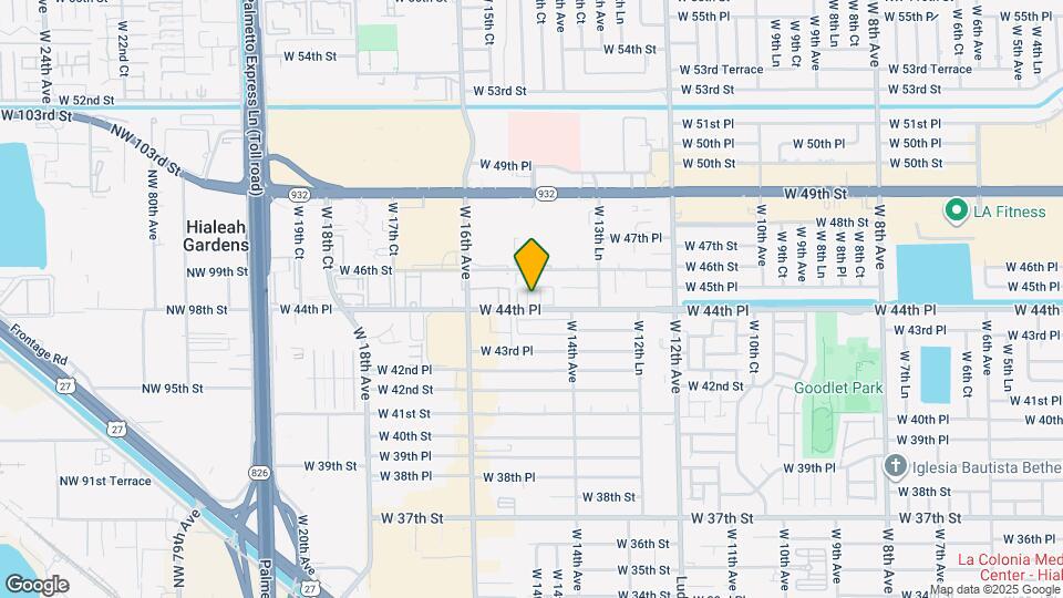 4505 W 15th Ave Map and Location Details