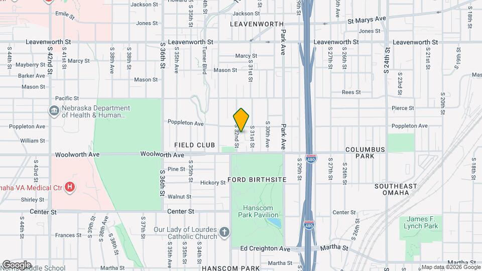 1315 S 32nd St Map and Location Details