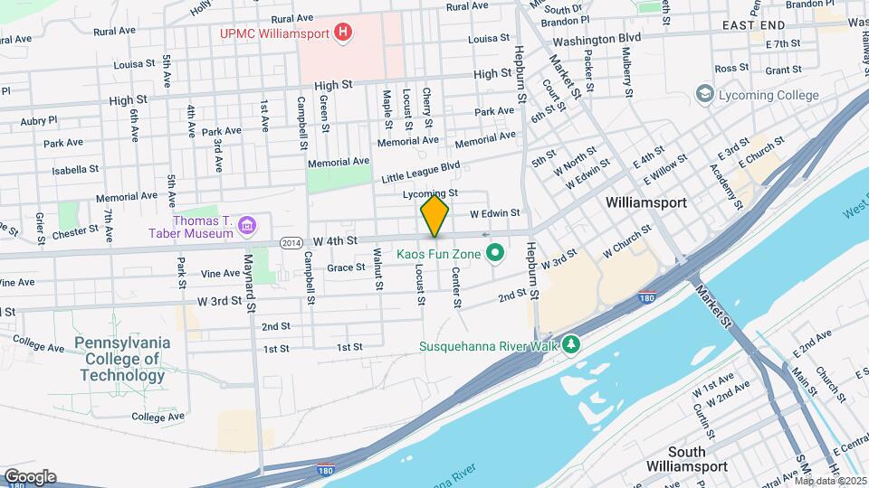 519 W 4th St Map and Location Details