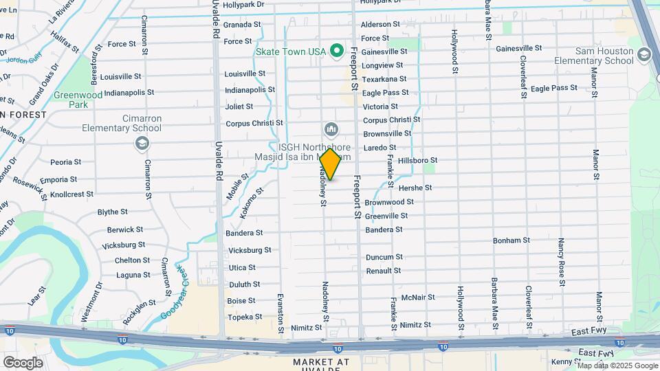 13809 Hershe St Map and Location Details