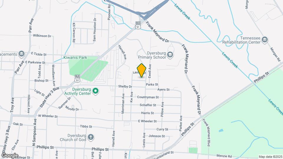 1628 Brasfield St Map and Location Details