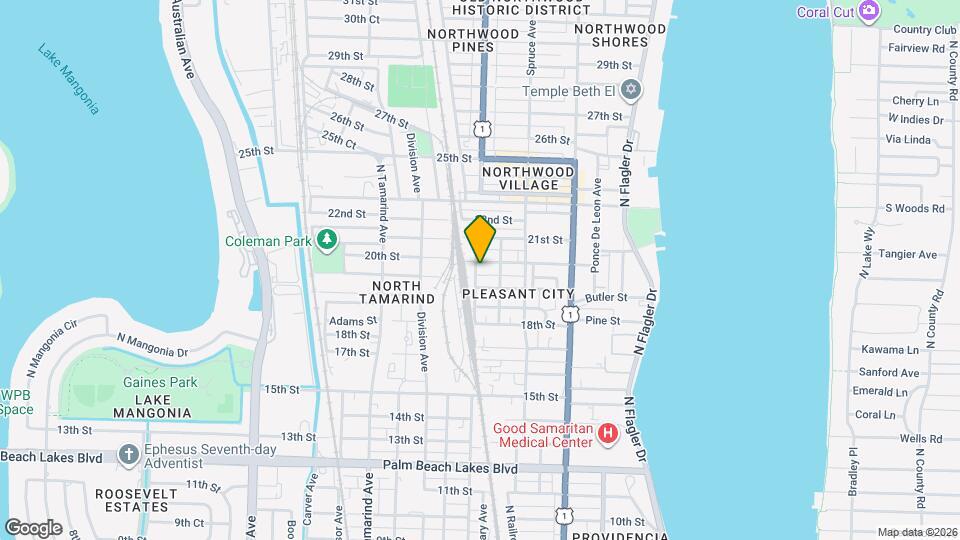 2012 A E Isaacs Ave Map and Location Details