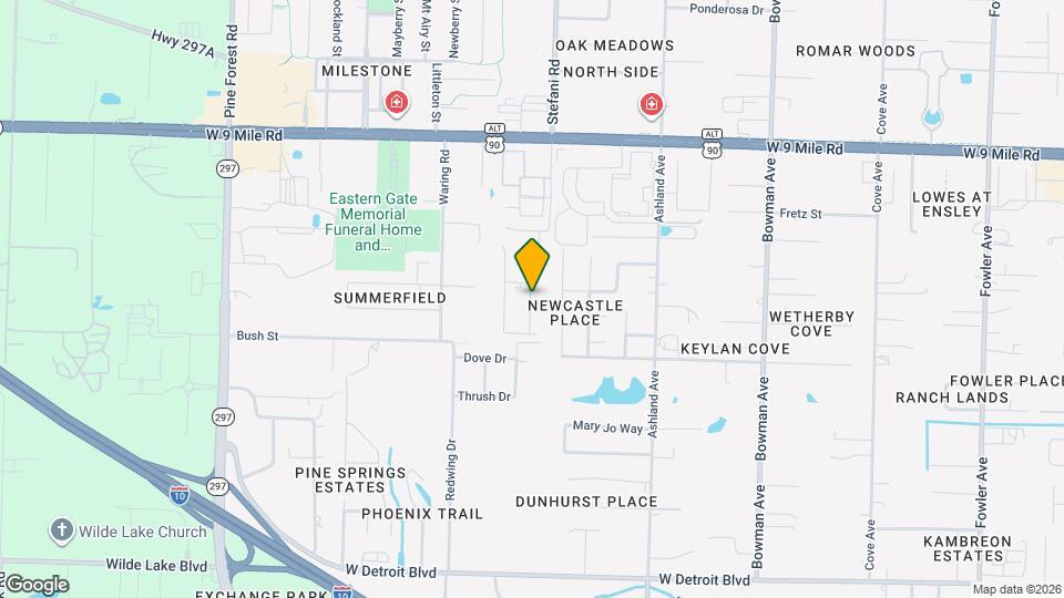 8932 Brigade Trail Map and Location Details