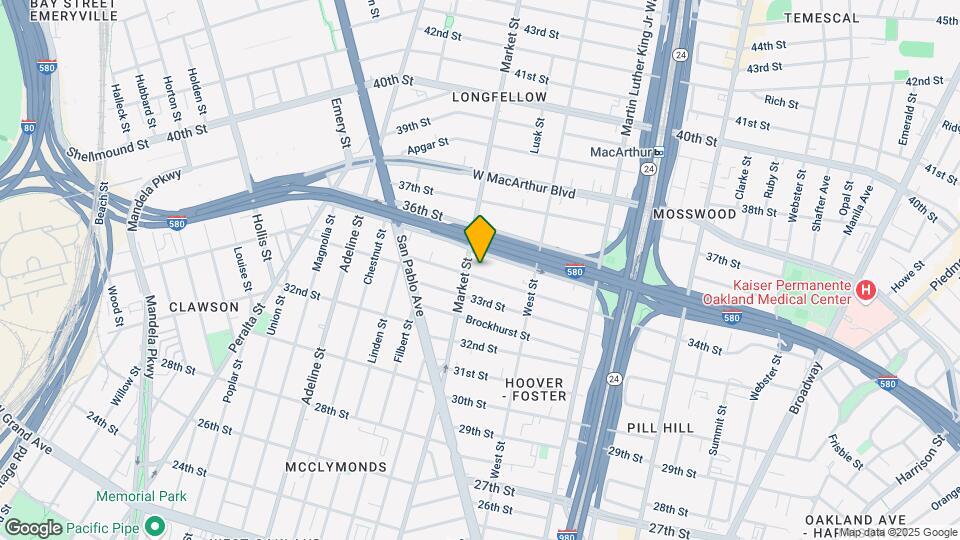 886 34th St Map and Location Details