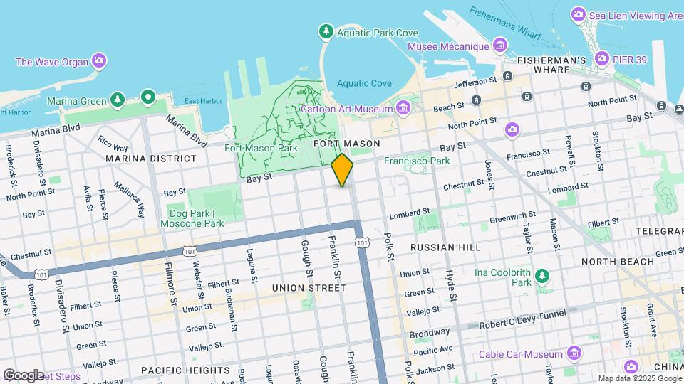 1229-1259 Francisco St Map and Location Details