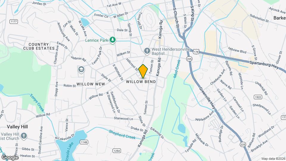 551 Courtwood Ln Map and Location Details