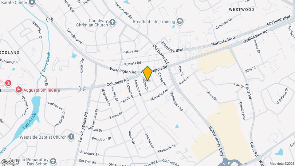 208 Valdes Dr Map and Location Details