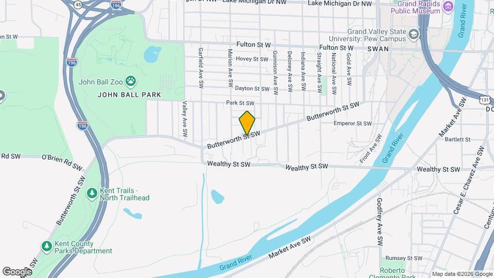 1032 Butterworth St SW Map and Location Details