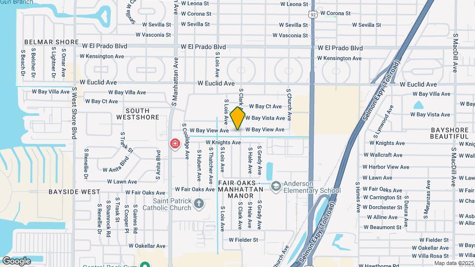 4102 W Bay View Ave Map and Location Details