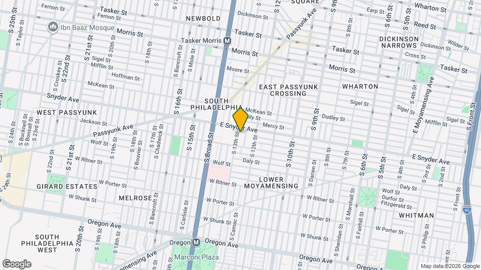2119 S 13th St Map and Location Details