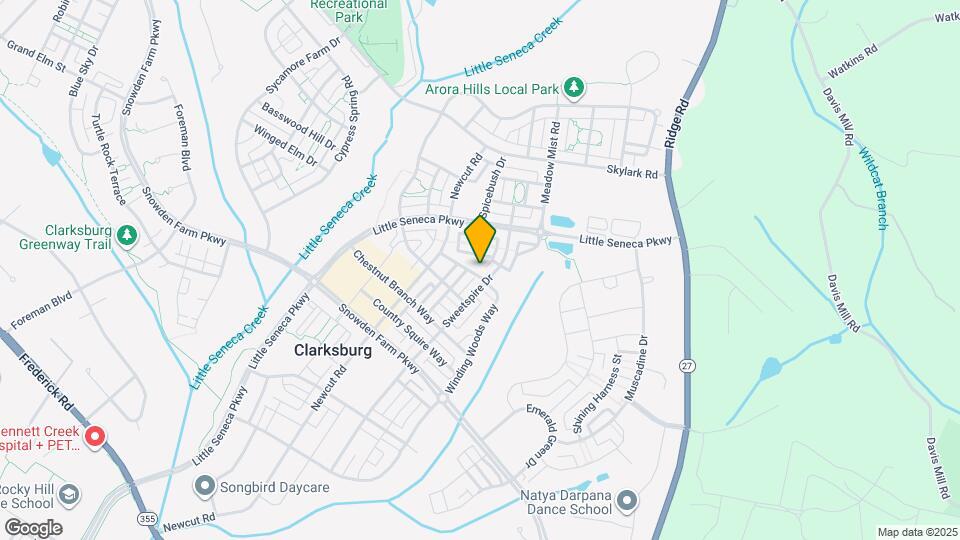 22609 Winding Woods Way Map and Location Details