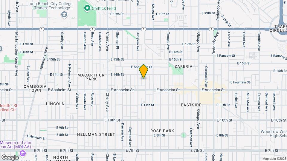 1355 Stanley Ave Map and Location Details