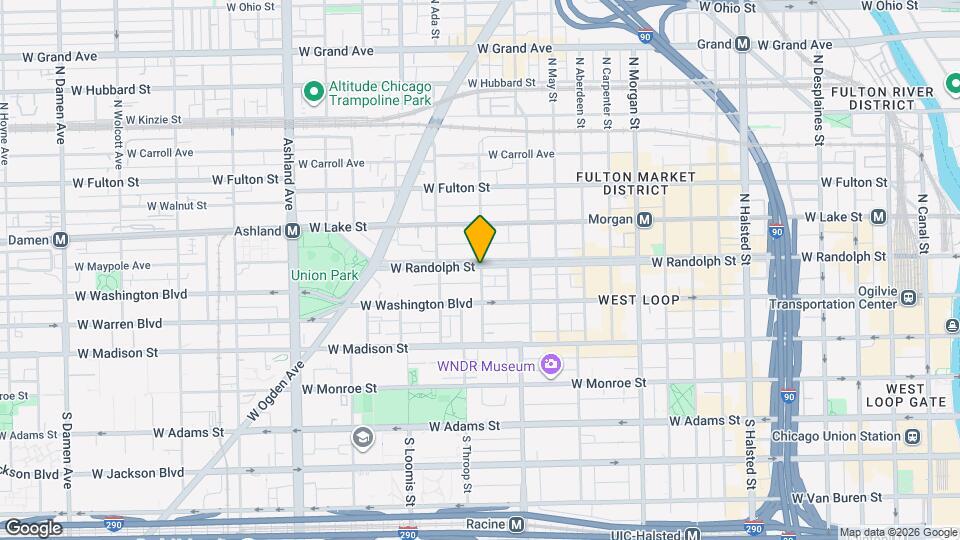 156 N Elizabeth St Map and Location Details