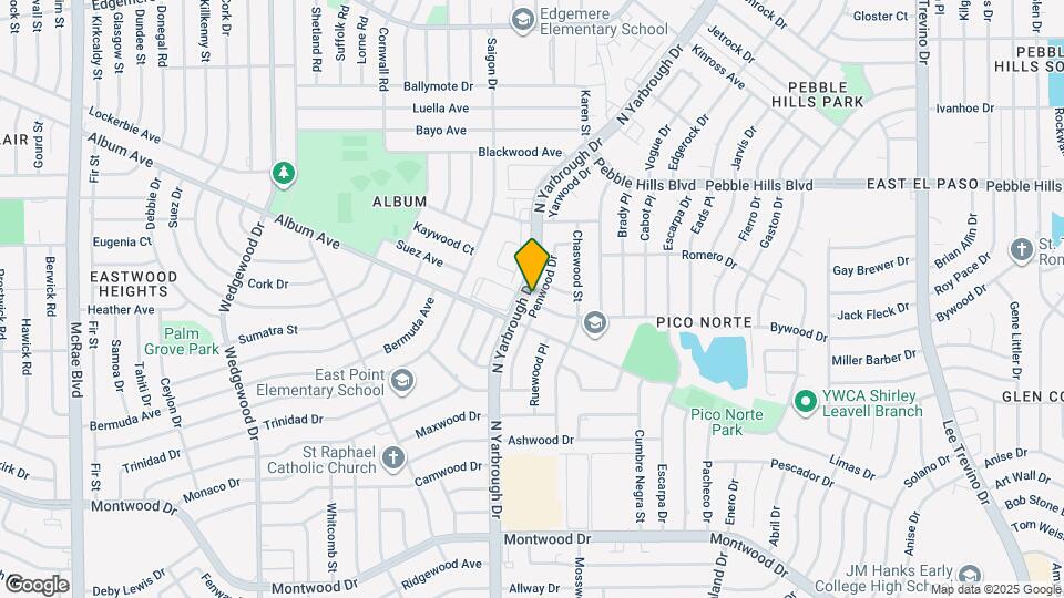 2701 Penwood Dr Mapa y Detalles de la Ubicación